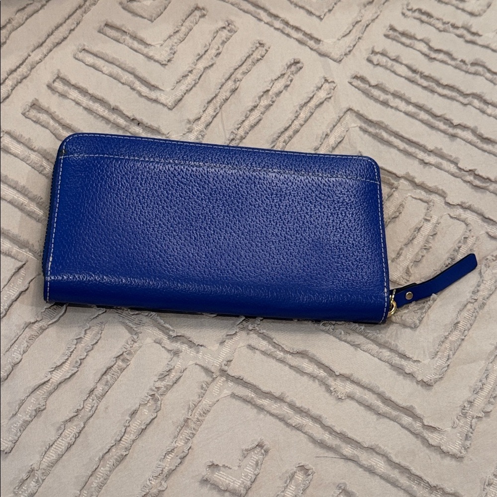 KATE SPADE NEW YORK Royal Blue Large Zip Wallet - Picture 3 of 15